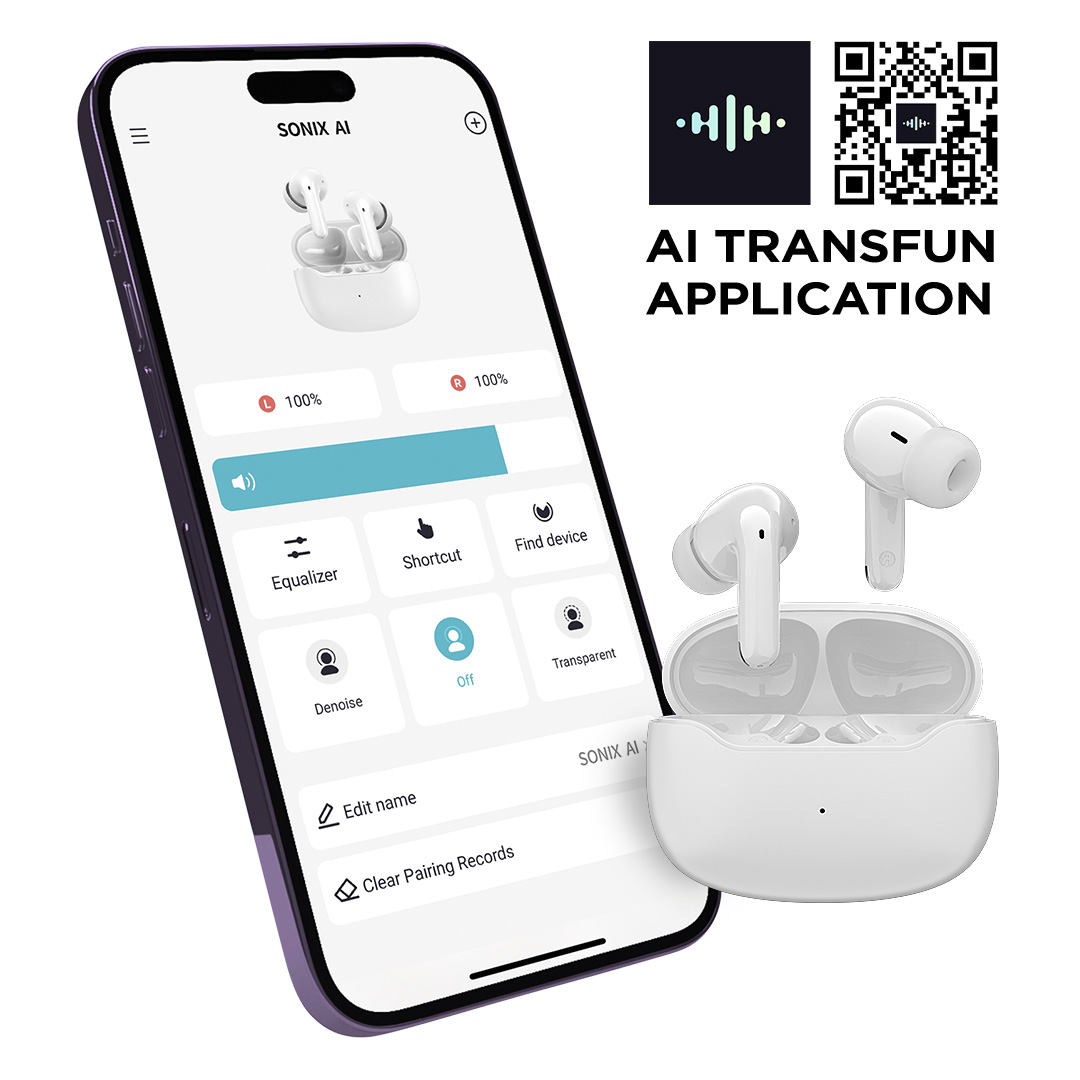 SONIX AI, bežične stereo slušalice. SKU: 000_38211